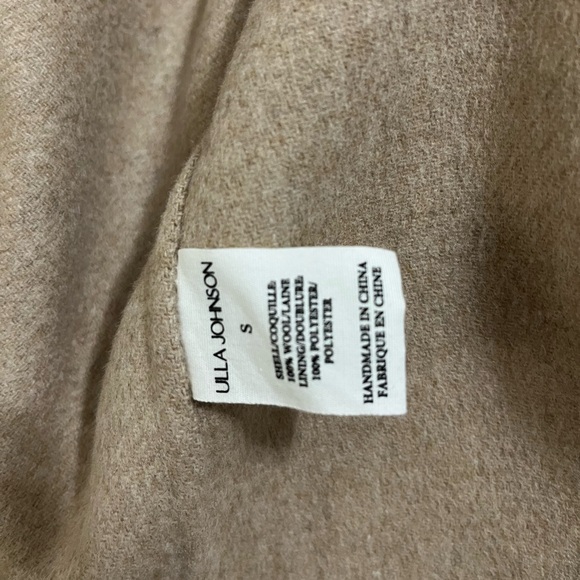 Ulla Johnson Maxine Tan Wool Jacket - Picture 6 of 7